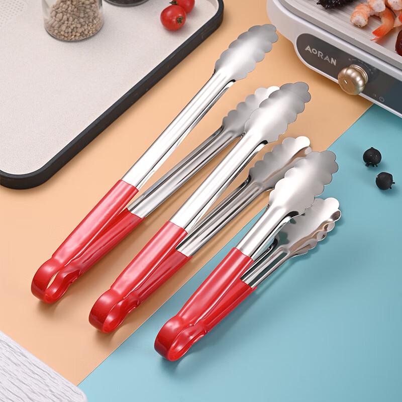 Zhi Shi Anti-scald Stainless Steel Food Tongs