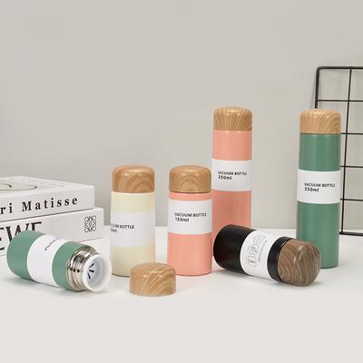 150ml Mini Pocket Thermos Water Bottle Portable Stainless Steel Vacuum Flask with Tea Infuser Thermos Straght Cup