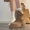 Comfortable Boots, Mid-calf Shoes, New Versatile Retro Flat Boots for Women