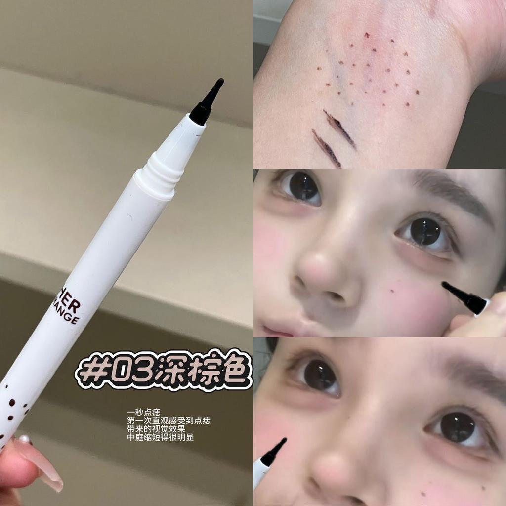 Natural Simulation Freckle Pen Waterproof Easy Coloring Liquid Eyeliner Makeup Pen