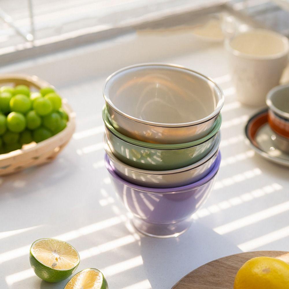 2Pcs Easy Cleaning Mini Fruit Basket Stackable Fruit Storage Containers Fruit Drain Bowl  Kitchen