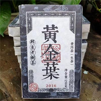 Yunnan Alter Baum Pu-Erh Tee 250g Pu'er Tee Ziegel Golden Leaf Puerh Sheng Tee