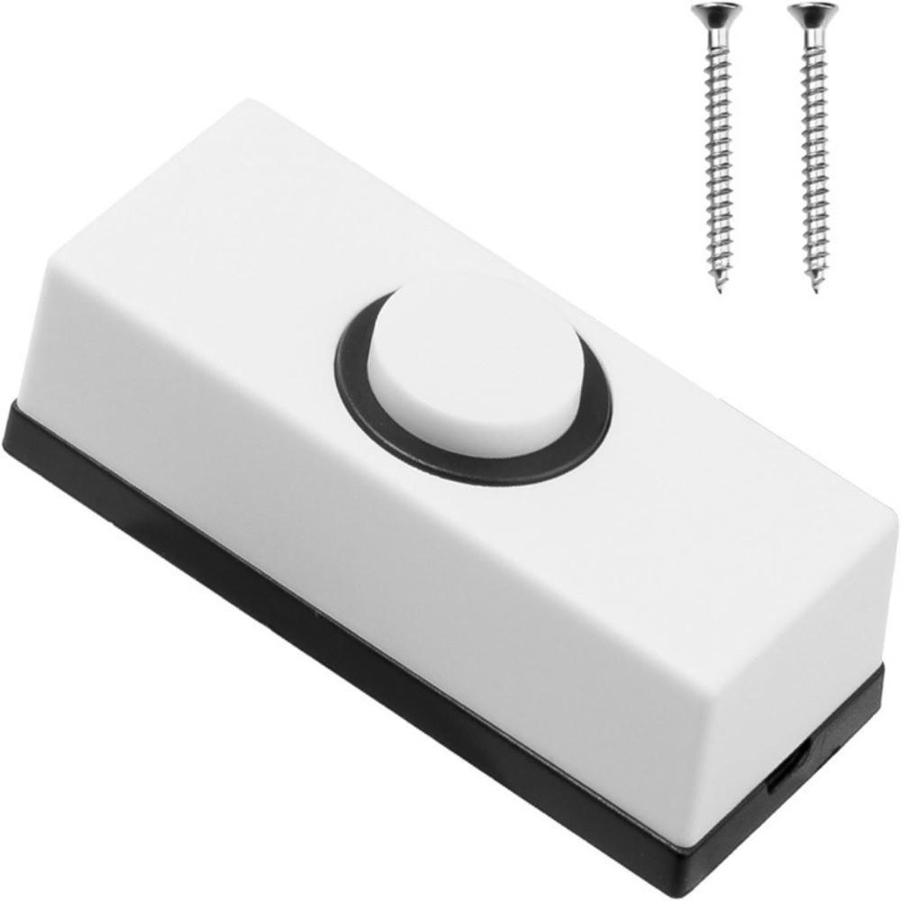with Screws Doorbell Switch Plastic Door Bells Switch New Doorbell Push Button