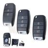 3 Buttons Replacement Car Key Case Cover Fob Housing For Kia Kia K2 K3 K5 Carens Cerato Forte Cadenza Car Flip Folding Key Shell