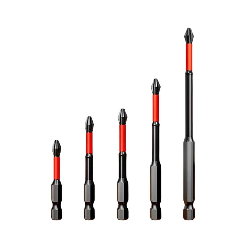 High Hardness Antishock Magnetic Screwdriver Bit in Multiple Size 25/50/65/70/90/150mm for Professional Household Tasks