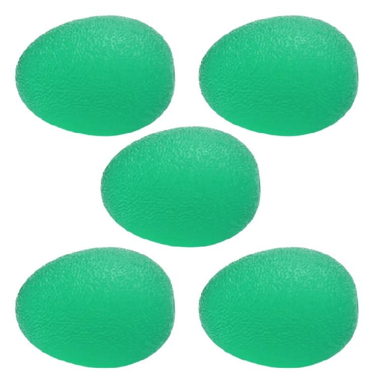 5Pcs Stress Relief Balls Hand Exercisers Stress Reliever Silicone Grip Strength Trainer Wrist Exercise Equipment