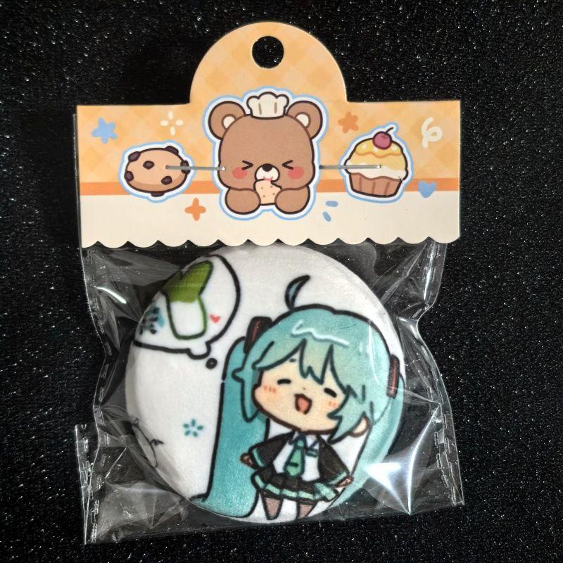 Hatsune Miku Cute Mini Plush Squeeze Toy Mini Fan Merchandise Lovely Gift for Gifting Stress Relief & Mood Soothing