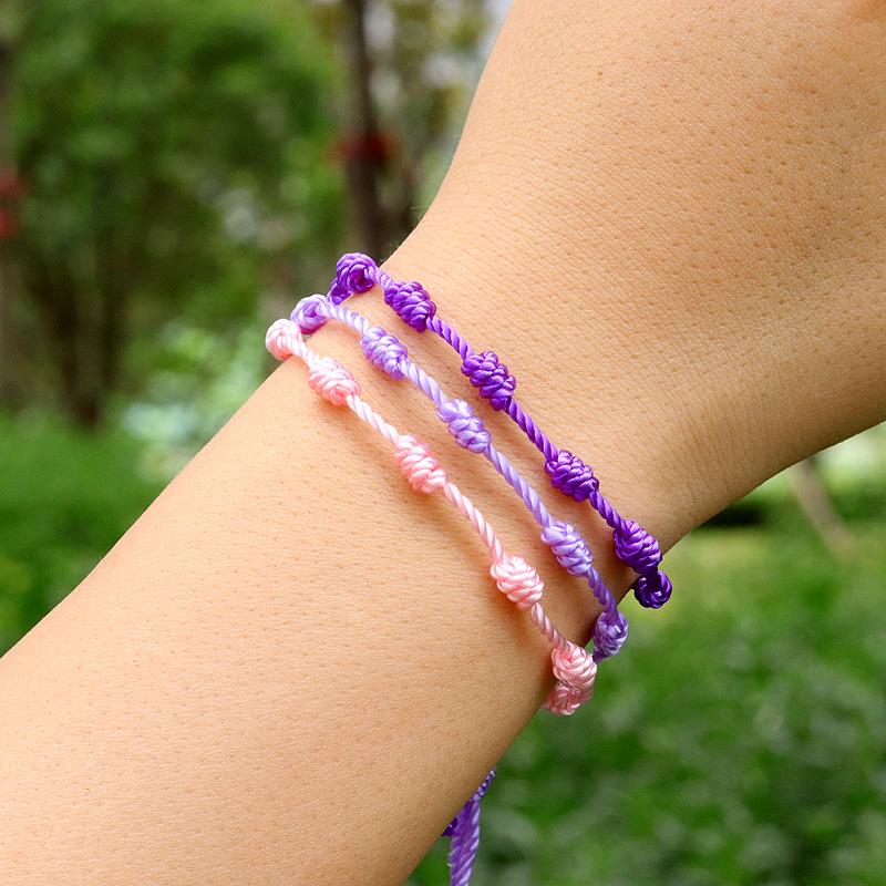 Multicolor Zodiac Friendship Bracelet for Parent-Child, Men & Women