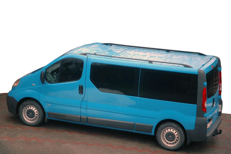 

Рейлінги Чорні Коротка база, Пласт. ніжки для Nissan Primastar 2002-2014 рр