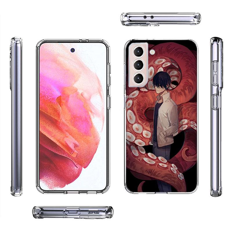 Chainsaw Man Yoshida Phone Case For Samsung Galaxy S25 Edge S24 S23 FE S21 S20 S10 Plus S22 S26 Ultra Cover Clear Cases TPU Capa