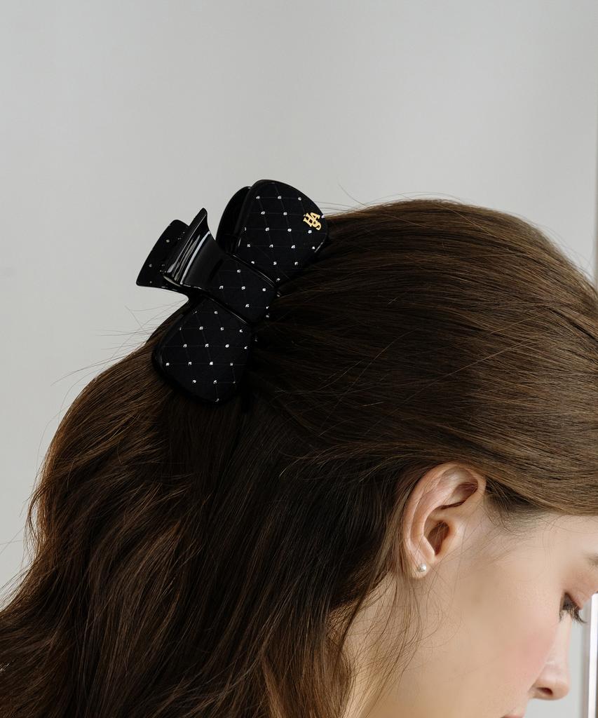 Has Hfs026 Glitter Ribbon Hair Clip