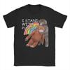 Men Women Printed Team Punch Punch the Monkey Baby Monkey Holding Plush Toy  Tee T Shirt Pure Cotton  Tshirts Clothes