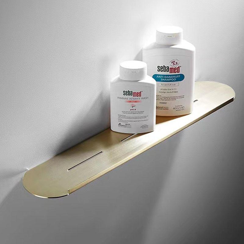 Brushed Gold bathroom Suite 304 Stainless Steel Paper Towel rack Towel Ring Rack Towel Bar Circular Wall Mounted Towel Rack