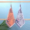 Cotton Cartoon Baby Small Square Towel, Pure Cotton Terry Children'S Face Washing Small Towel, Kindergarten Baby Face Washing Saliva Towel