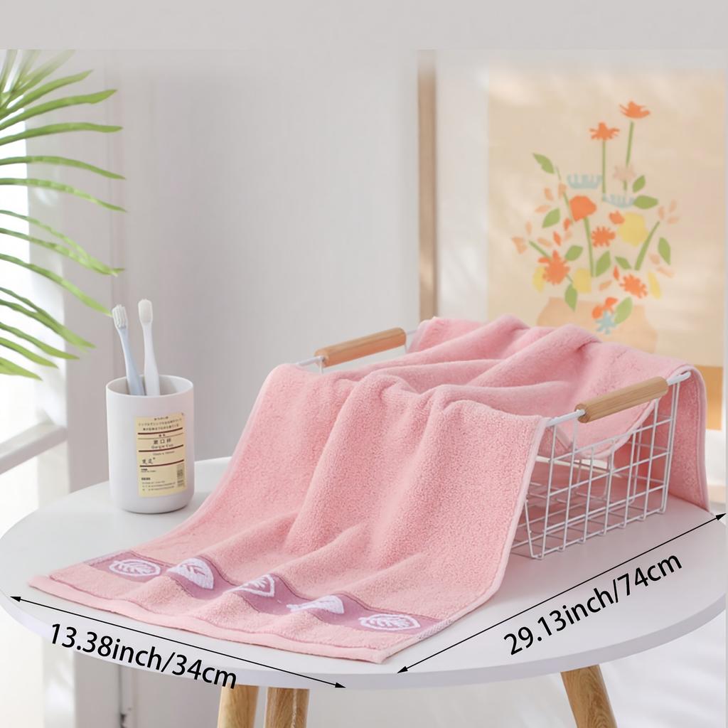 1pc Baby Towel, Face Towel, Soft Bath Towels,Facial Cleaning Cloth, Household Daily Necessities, Baby Shower Gift