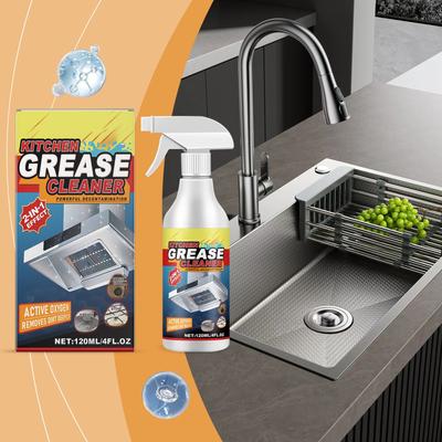 Kitchen Oil Cleaning Agent Household Heavy Oil Cleaning Agent Kitchen Stove Decontamination Foam Cleaning Agent 120ml