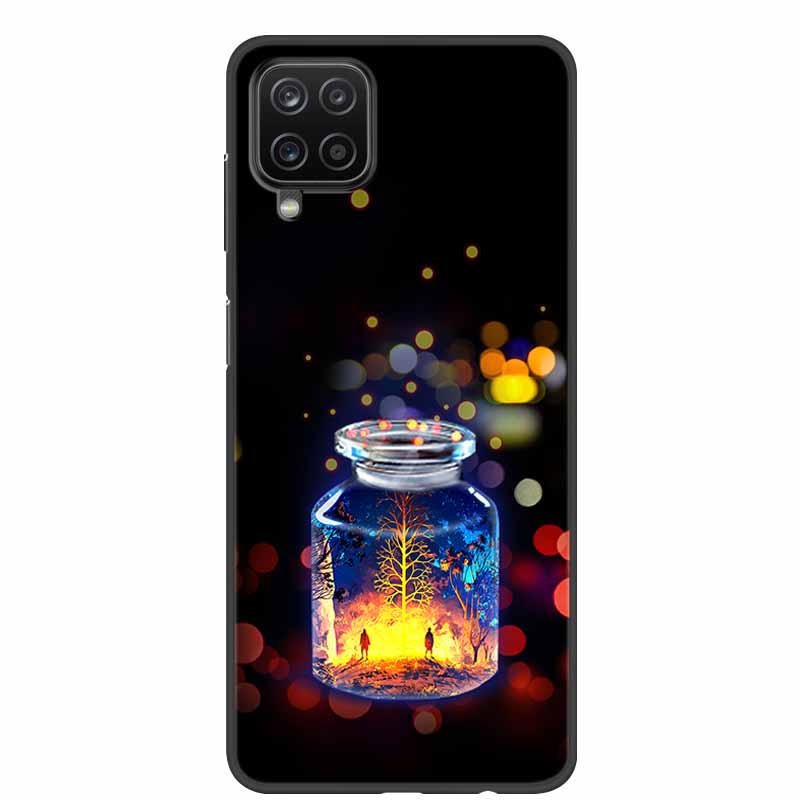 For Samsung A12 Case Marble Soft Silicone Back Case for Samsung Galaxy A12 GalaxyA12 Nacho A 12 SM-A125 Phone Cover Coque Fundas