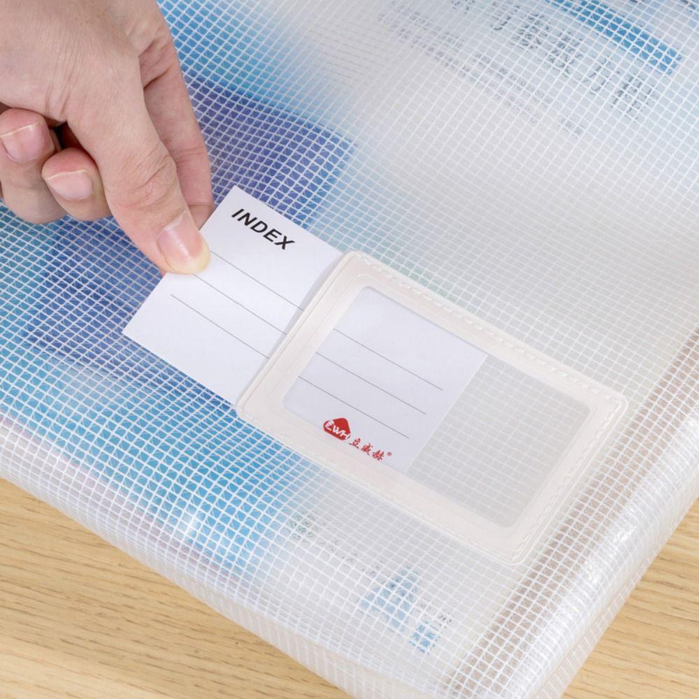 with Handle Mesh Document Storage Bag Large Capacity File Storage Bag Handheld Project Bag Travel
