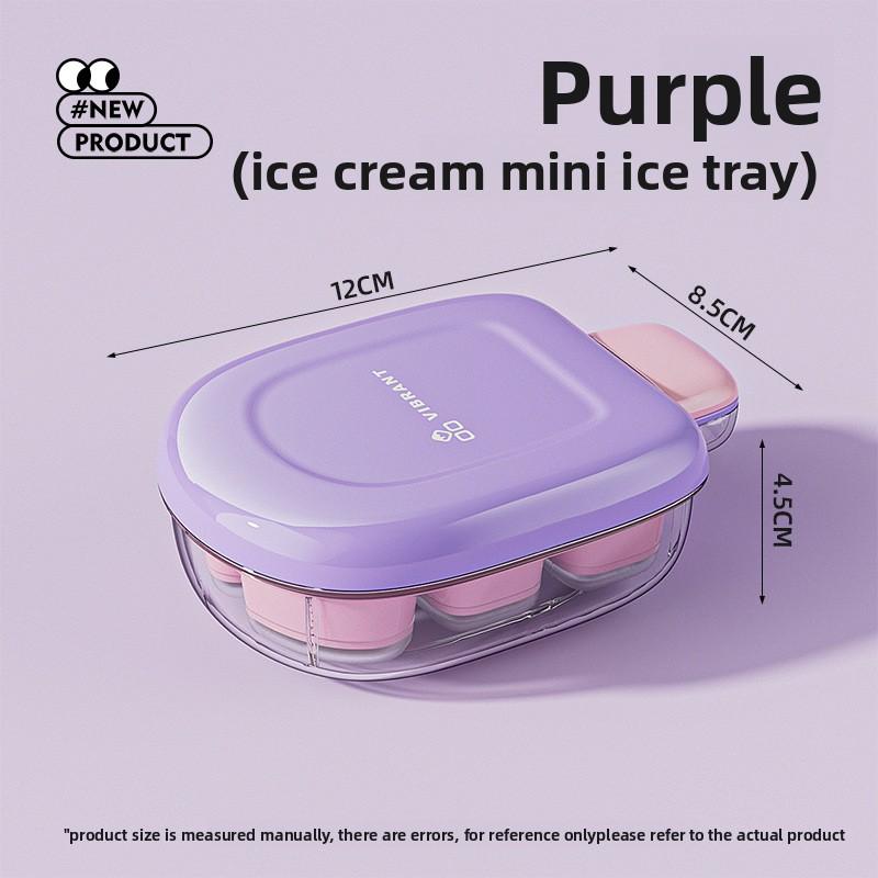 

Форма для льда пищевого класса с крышкой для домашнего использования, легко извлекается