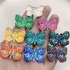 New 30*23mm  AB color Resin Butterfly Rhinestone diy hair accessories Flat back Scrapbook Flat back wedding decoration 10pcs/lot