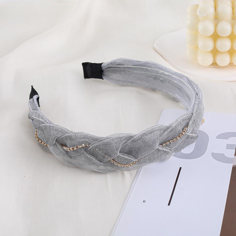 Preț 10 USD Japoneză și coreeană cu bandă de susținere dințită, bandă de susținere cu buline, dantelă, plasă, bandă de susținere împletită, păr împletit, răsucire, stras, coafură