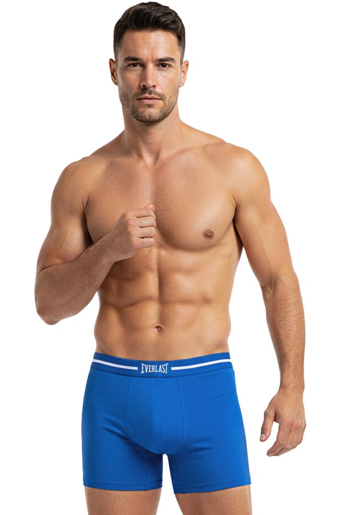 Everlast Men' Boxer Shorts 8 Pack Cotton Black Color Logo Size