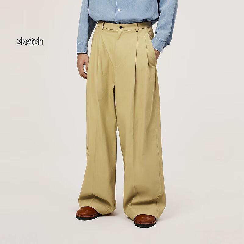 

JNBY by JNBY Men s Loose Wide-Leg Casual Pants L