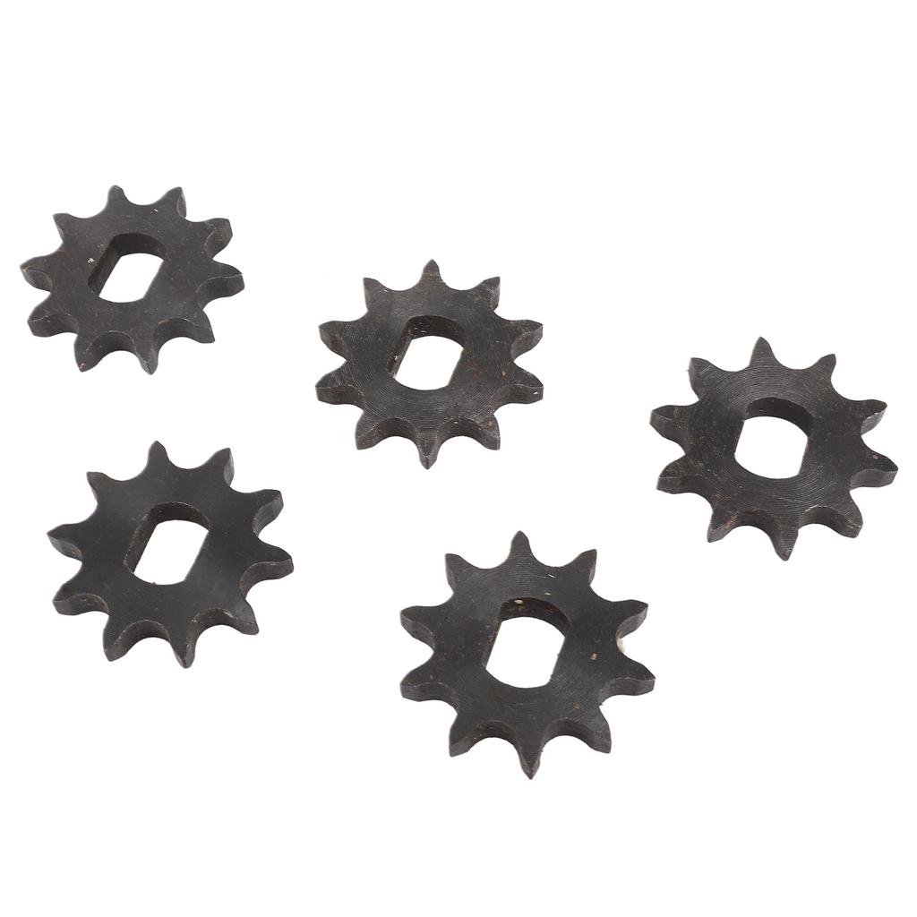 5pcs 428 10T Front Sprocket 12x17mm Inner Diameter 10 Tooth Steel Sprocket for 428 Chain