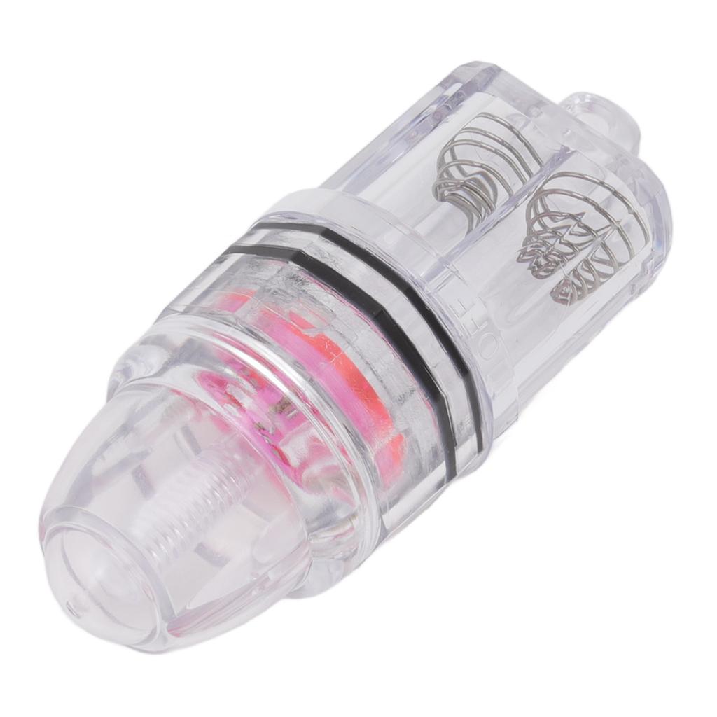 Deep Drop Fishing Light Transparent Plastic AA Battery Powered LED Fishing Light for Trolling Sea Freshwater Red