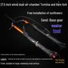 Dual Air Chamber Mountain Bike Fork - 26/27.5/29 Inch, Adjustable Damping, Magnesium Alloy