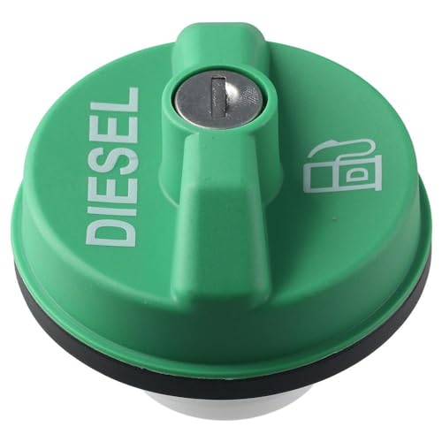 10591D Verriegelbarer Kraftstoffgasdeckel, 9MGC791 MGC791 31778D Grüner Kraftstofftankdeckel Auto Gutachter Teile Deckel Ersatz für Chevy, Silverado, Dodge Ram 3500, G