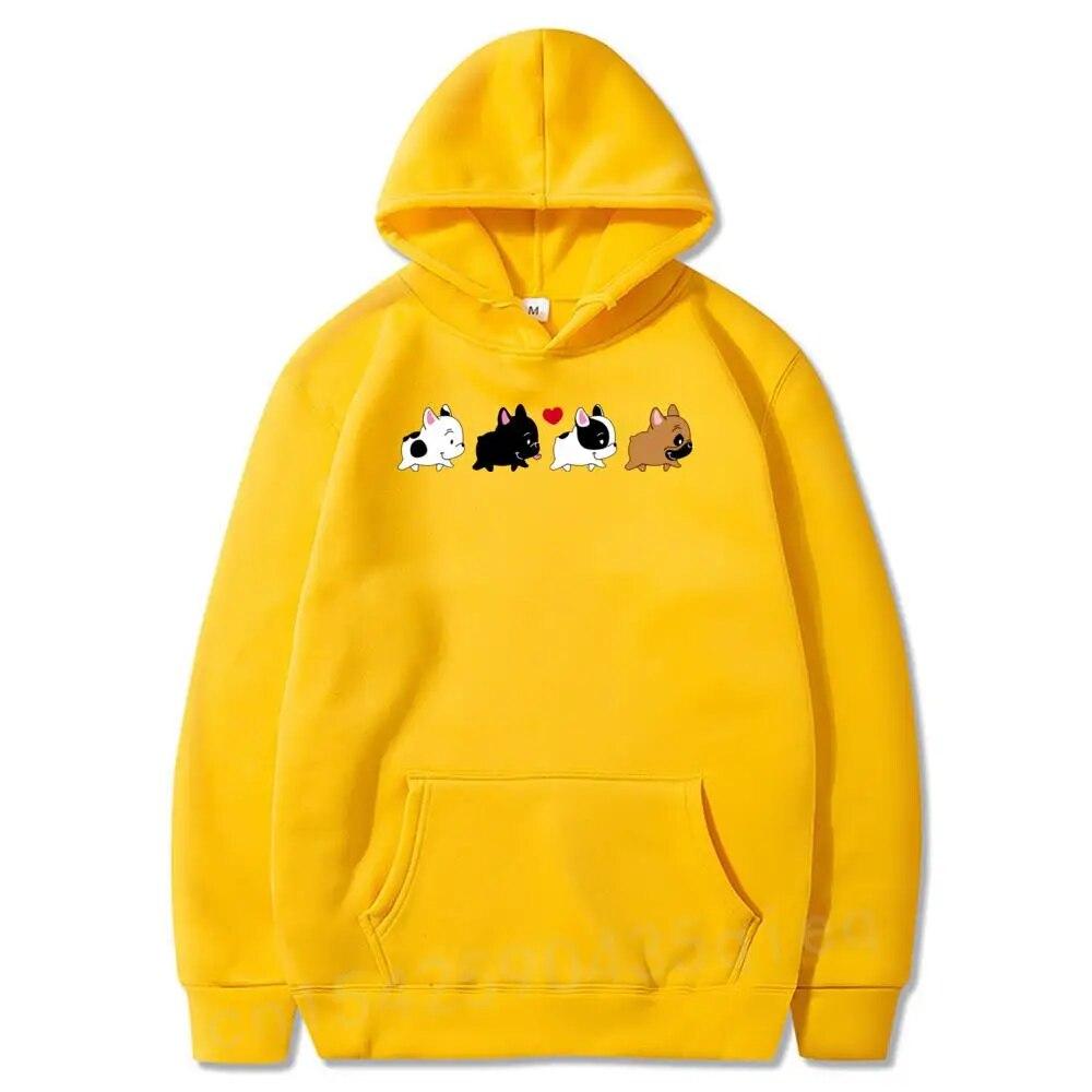 

Семья Frenchie, толстовки для любителей собак с французским бульдогом, осенне-зимний свитшот с длинными рукавами унисекс, крутой классический оверсайз 4XL