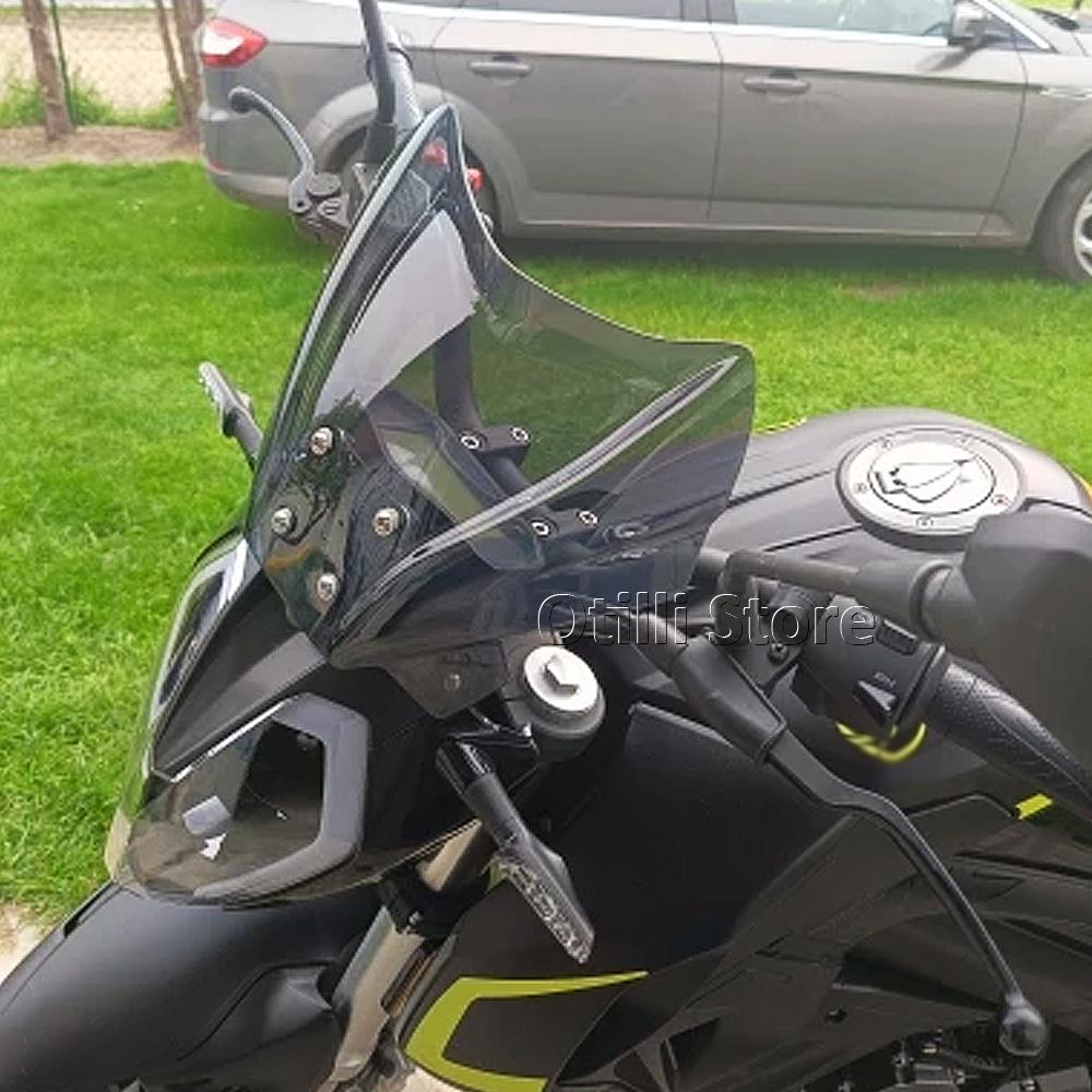 For Keeway RKF 125 RKF125 2018-2022 2021 Motorcycle Windshield Windscreen Acrylic Wind Shield Covers Wind Deflector Accessories