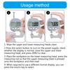Precisions Digital Thickness Gauge High Accuracy Electronic Micrometer with Clear LCD Display Precise Thickness Meter