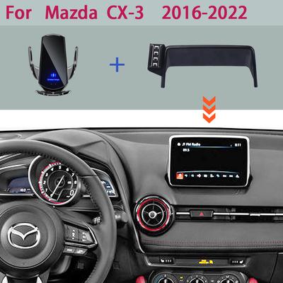 Suport Telefon Auto Pentru Mazda CX-3 CX3 Sport DK 2016 2017 2018-2021 2022 Suport Fixare Ecran Navigație Suport Încărcare Wireless