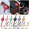 Car Emblem Styling 3 In 1 Fast Charging Cord Data Cable Center Cover For VW Rline GTI GOLF 6 Touran MK4 Jetta Bora Motion Passat