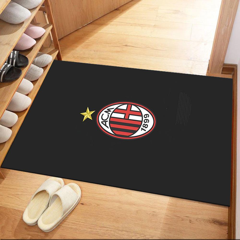 Ac Milan Floor Rug Office Rug Design For Dormitory Kitchen Entryway Bedrooms Antislip Rug Office Home Decor Perfect Birthdaychristmas Gift Idea