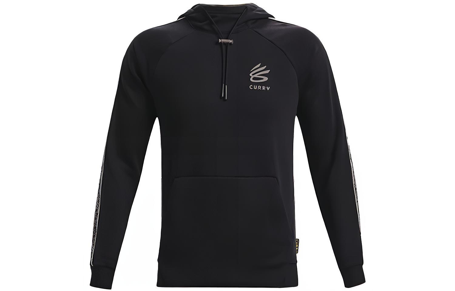 Мужская толстовка с капюшоном Under Armour CURRY Черная Умеренная Обычный крой 1366626-001 M