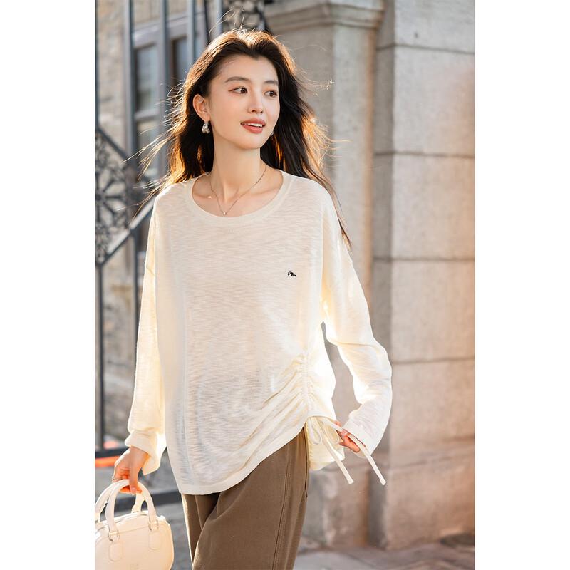 Mocana Loose Fit Dopamine Long Sleeve Knit Top