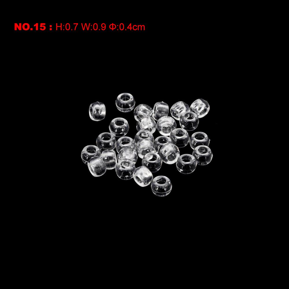 10pcs/bag Plastic Spring Button Rope Button Backpack Bell Rope Button Clip Rope Button For DIY Jewelry Making Components
