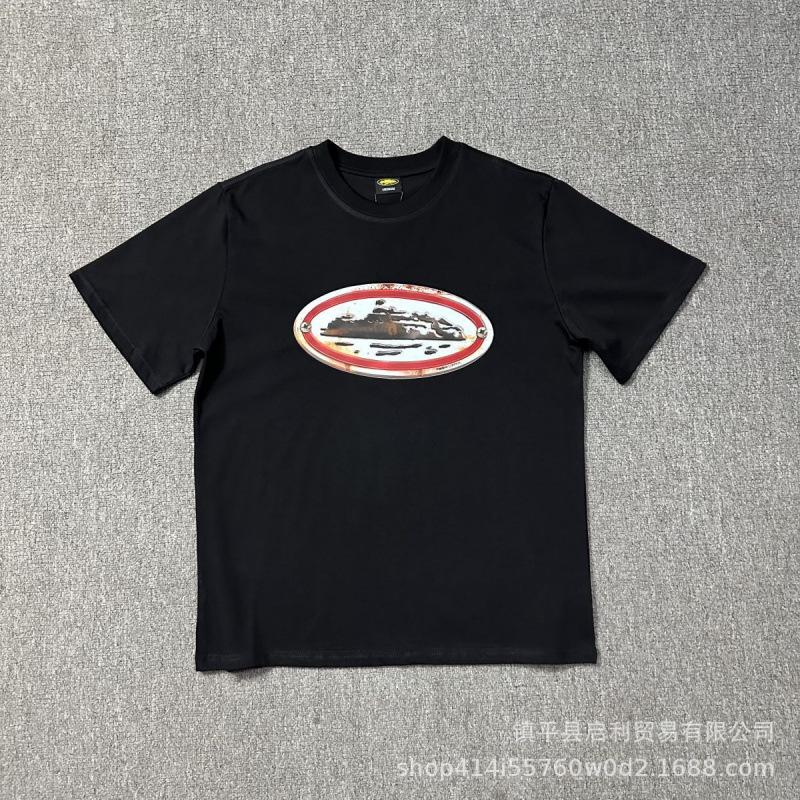 New High Street Corteiz Alcatraz Fun Letter Print Men's and Women's Casual Short Sleeve T-Shirt