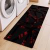 Cyber Sci-Fi Runner Rug Geometry Neon Punk Style Futuristic Home Decor Carpet Soft Non-Slip Floormat for Hallway Kitchen
