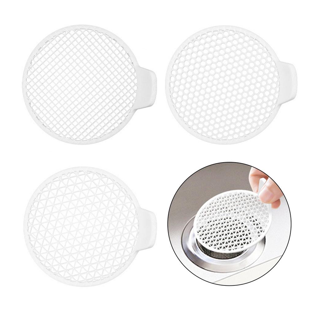 Modern Style 4 Pack Shower Drain Hair Catcher Bathroom Sink Filter NonSlip Design ABS