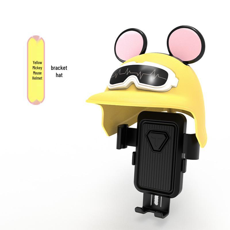 

Shockproof Cartoon Helmet Phone Holder for Electric Bikes & Motorcycles
