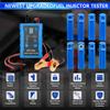 Universal Fuel Injector Tester Cleaning Tool Kit with 8 Pulse Modes, 4-Wire Dual Channel (for 2 Injectors), 8 Size Adapters,