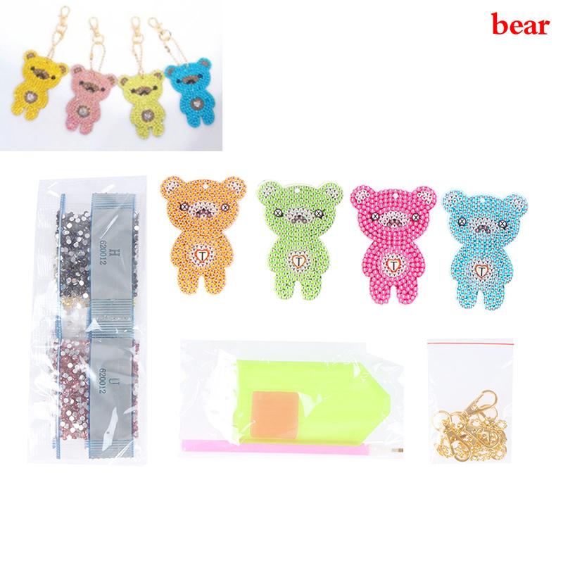 Diamond Painting Key Chains Pendant DIY Art Resin Key Rings Animal Cartoon Gifts Diamond Painting Key Chains Pendant DIY Art Resin Key Rings Animal Cartoon Gifts
