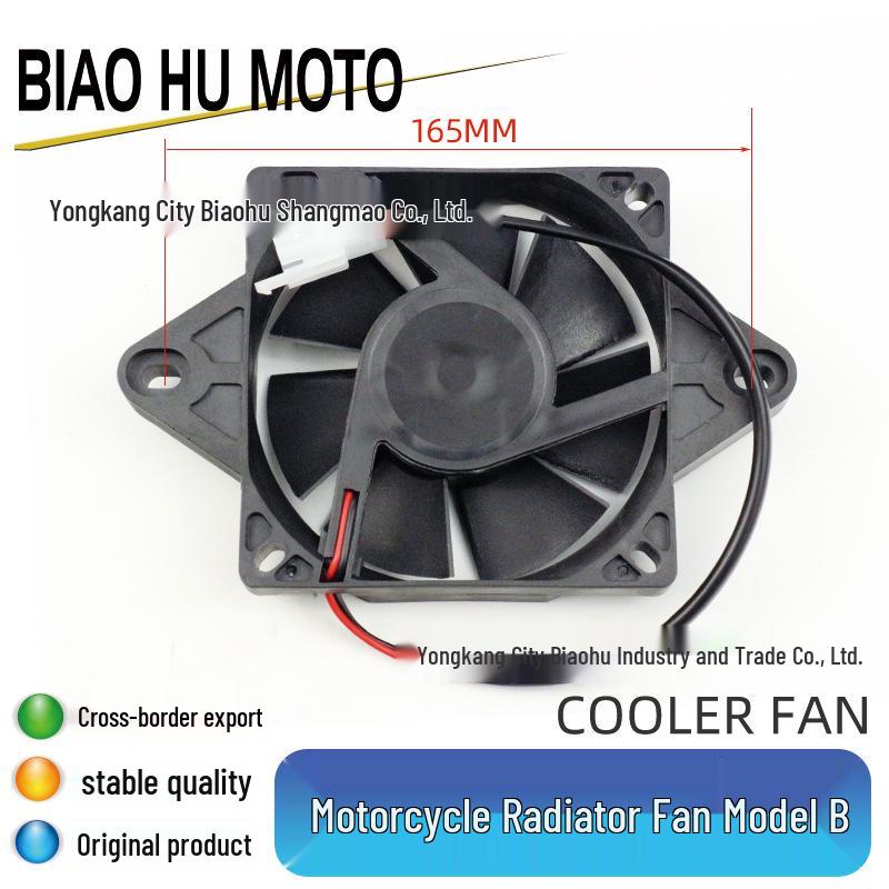 

Beach Car 150-200cc ATV/Motorcycle Radiator Cooling Fan with 165mm Mounting Hole Spacing.