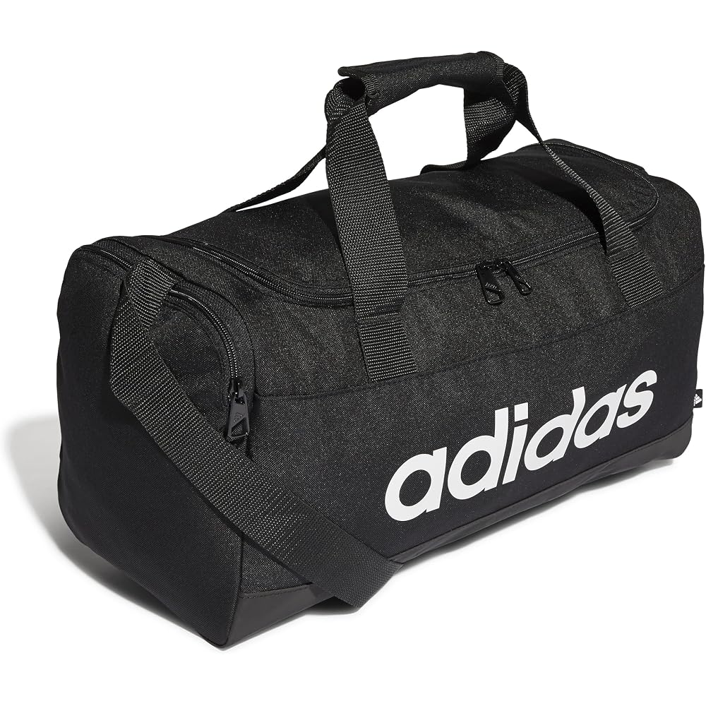 adidas Essentials Logo Duffle Bag 60202 Black/White (GN2034)