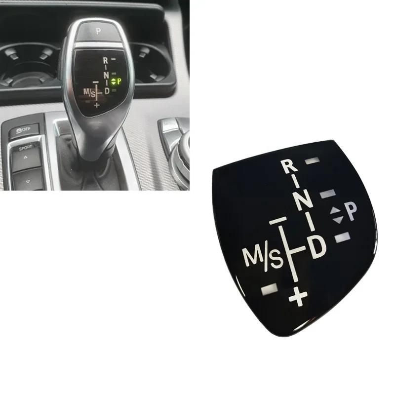 For BMW 1 2 3 5 Series X3 X4 X5 X6 F30 F10 F32 F25 F15 F16 Without M Emblem Car Shift Knob Panel Gear Button Cover Sticker
