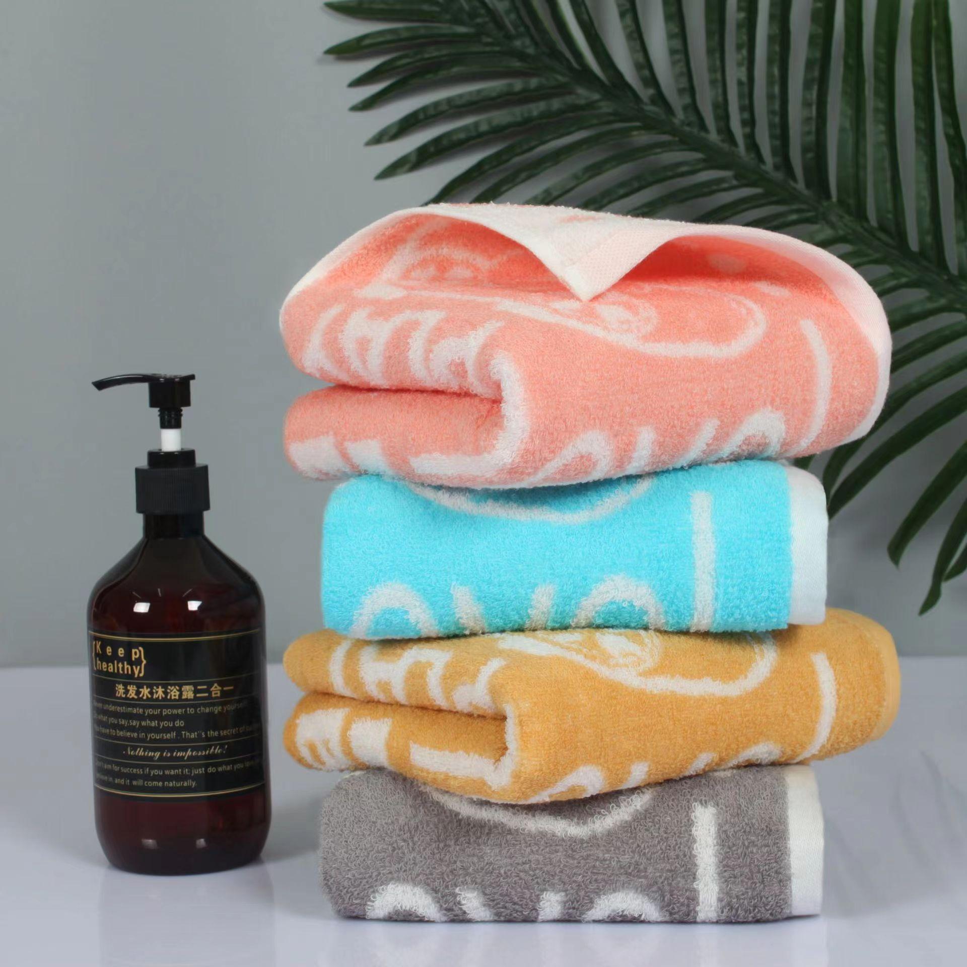Custom Sports Face Towel Pure Cotton Yarn-Dyed Jacquard Woven Quick-Dry Customizable Size 300 - 499 GSM&35*75cm розовый